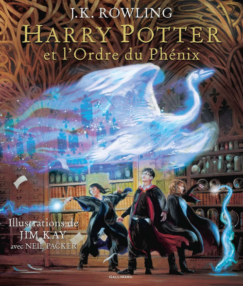 Couverture Harry Potter, illustré, tome 5 : Harry Potter et l'Ordre du Phénix
