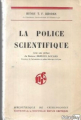 Couverture La Police Scientifique Editions La Nouvelle Revue Critique (Bibliothèque de criminologie) 1934