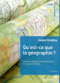 Couverture Qu'est-ce que la géographie ? Editions Hachette (Supérieur) 2020