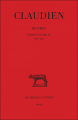 Couverture Œuvres, tome 3 : Poèmes politiques (399-404) Editions Les Belles Lettres (Collection des universités de France - Série latine) 2017