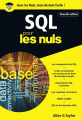Couverture SQL pour les nuls, 3e édition Editions First (Pour les nuls) 2017