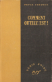 Couverture Comment qu’elle est ! Editions Gallimard  (Série noire) 1948