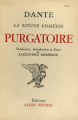 Couverture La Divine Comédie, tome 2 : Le Purgatoire Editions Albin Michel 1948