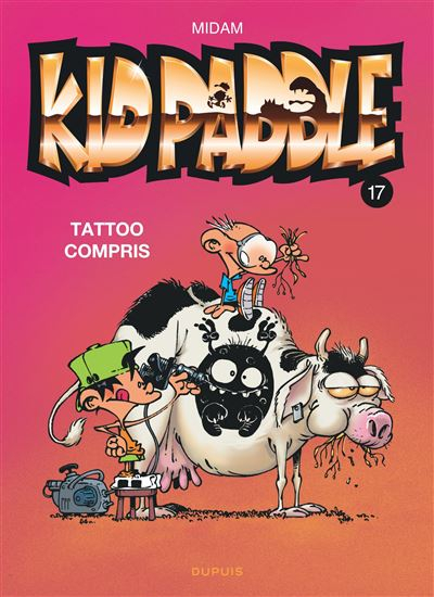 Couverture Kid Paddle, tome 17 : Tattoo compris
