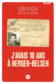 Couverture J'avais 10 ans à Bergen-Belsen Editions Le Cherche midi 2022