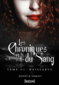 Couverture Les Chroniques du sang, tome 1 : Naissance Editions Sudarènes 2022