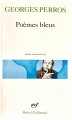 Couverture Poèmes bleus Editions Gallimard  (Poésie) 2019