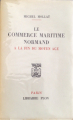 Couverture Le commerce maritime normand à la fin du Moyen Âge  Editions Plon 1952