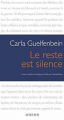 Couverture Le Reste est silence Editions Actes Sud (Lettres latino-américaines) 2013