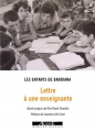 Couverture Lettre à une maîtresse d'école / Lettre à une enseignante Editions Agone  (Mémoires sociales) 2022