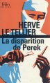 Couverture La disparition de Perek Editions Folio  (Policier) 2022