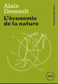 Couverture Feuilleton théorique, tome 1 : l'économie de la nature Editions Lux 2019