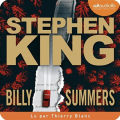 Couverture Billy Summers Editions Audiolib 2022