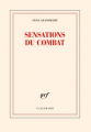 Couverture Sensations du combat Editions Gallimard  (Blanche) 2022