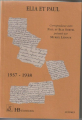 Couverture Correspondance de Elia et Paul Surtel : 1937-1938  Editions HB 2004