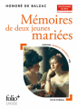 Couverture Mémoires de deux jeunes mariées Editions Folio  (+ Lycée) 2022