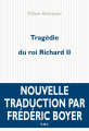 Couverture Richard II Editions P.O.L 2010