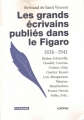 Couverture Les grands écrivains publiés dans le Figaro 1836-1941 Editions Acropole  2011