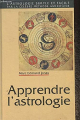 Couverture Apprendre l'astrologie  Editions France Loisirs 1995