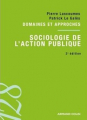 Couverture Sociologie de l'action publique Editions Armand Colin (128) 2012