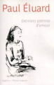 Couverture Derniers poèmes d'amour Editions Seghers 2013