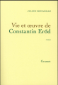 Couverture Vie et oeuvre de Constantin Eröd Editions Grasset 2016