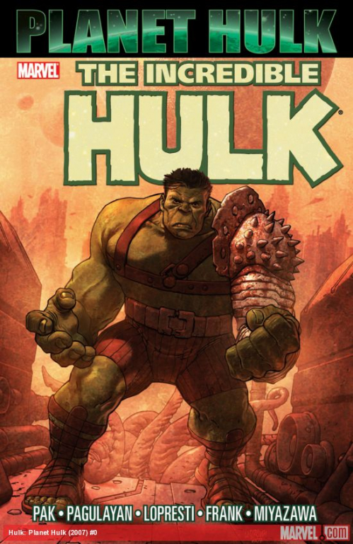 Couverture The Incredible Hulk: Planet Hulk