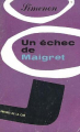 Couverture Un échec de Maigret Editions Les Presses de la Cité 1956