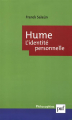 Couverture Hume : L'Identité personnelle Editions Presses universitaires de France (PUF) 2003
