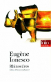 Couverture Rhinocéros Editions Folio  (Théâtre) 2018
