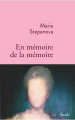 Couverture En mémoire de la mémoire Editions Stock (La Cosmopolite) 2022