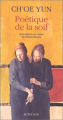 Couverture Poétique de la soif Editions Actes Sud 1999