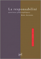 Couverture La Responsabilité : Questions philosophiques Editions Presses universitaires de France (PUF) 1997