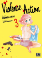 Couverture Violence Action, tome 3 Editions Pika (Seinen) 2022