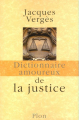 Couverture Dictionnaire amoureux de la justice Editions Plon (Dictionnaire amoureux) 2002