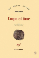 Couverture Corps et âme Editions Gallimard  (Du monde entier) 2018