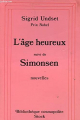 Couverture L'âge heureux Editions Stock (Bibliothèque cosmopolite) 1989