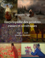 Couverture Encyclopédie des peintres russes et soviétiques. Vol. I : A-D (planches illustrées) Editions Autoédité 2022