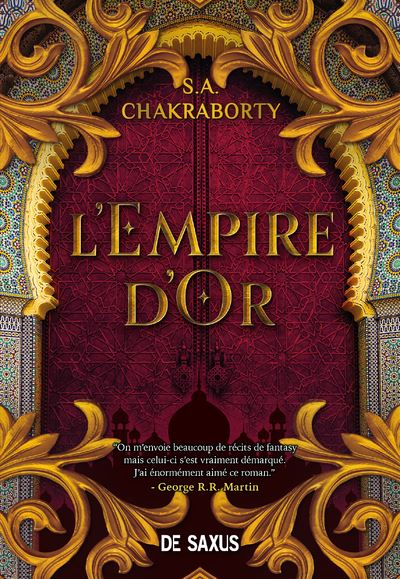 Couverture La Trilogie Daevabad, tome 3 : L'Empire d'Or