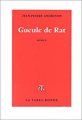 Couverture Gueule de rat Editions de La Table ronde 1998