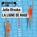 Couverture La ligne de nage Editions Gallimard  (Écoutez lire) 2022
