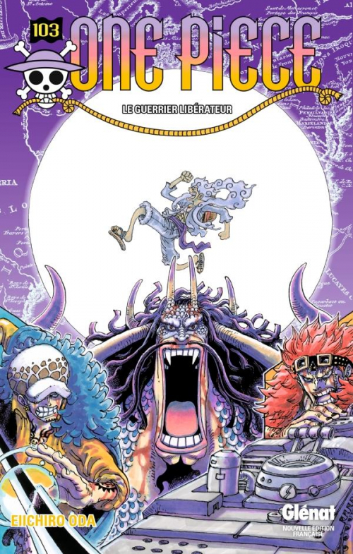 Couverture One Piece, tome 103 : Le guerrier libérateur