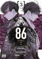 Couverture 86 eighty six (manga), tome 3 Editions Delcourt-Tonkam (Shonen) 2022