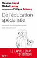 Couverture De l'éducation spécialisée Editions Érès 2019