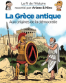 Couverture Le fil de l'Histoire raconté par Ariane & Nino : La Grèce Antique : Aux origines de la démocratie Editions Dupuis 2022