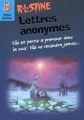 Couverture Lettres Anonymes Editions J'ai Lu (Peur bleue) 1998