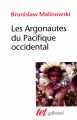 Couverture Les argonautes du Pacifique occidental  Editions Gallimard  (Tel) 1989