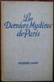 Couverture Les derniers mystères de Paris Editions Presses pocket 1965