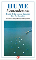 Couverture L'entendement : Traité de la nature humaine, tome 1 Editions Garnier Flammarion 1999