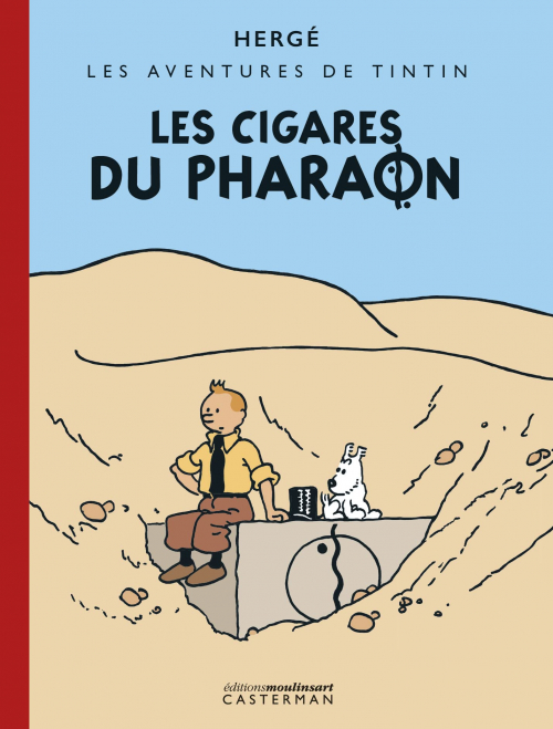 Couverture Les aventures de Tintin, tome 04 : Les Cigares du pharaon
